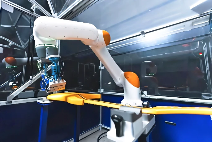 A precision robotics base made from the ultimate rigidity of LFT-G PA6-HLGF60